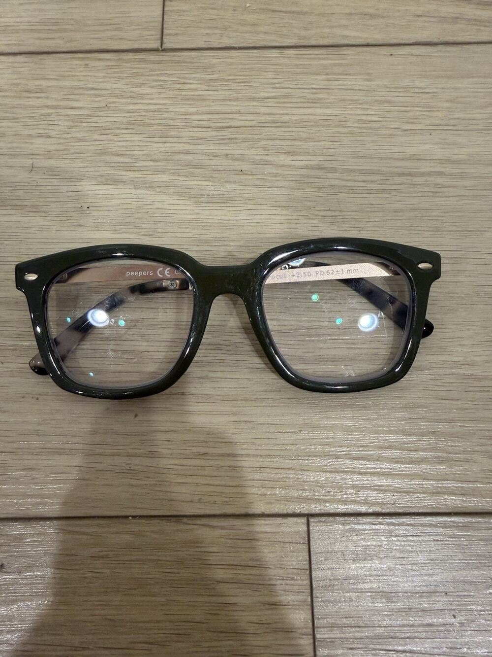 Peepers Reading Glasses Limelight 2711 Green Tortoise +2.50